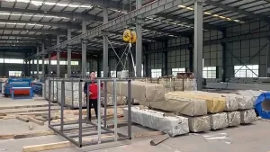 Embalaje de láminas perfiladas