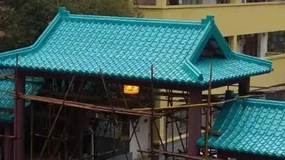 Tejas de acero con recubrimiento de color estilo clásico