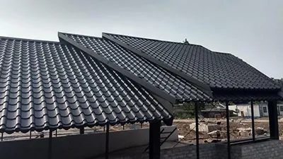 Tejas de acero con recubrimiento de color estilo clásico