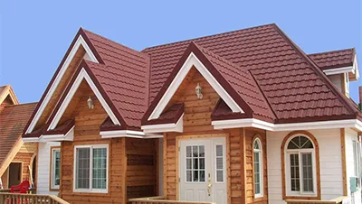 Tejas metálicas con recubrimiento de piedra