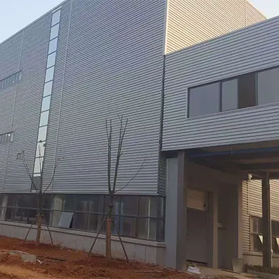 Paneles metálicos para muro