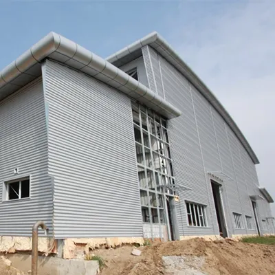 Panel metálico ondulado para muro